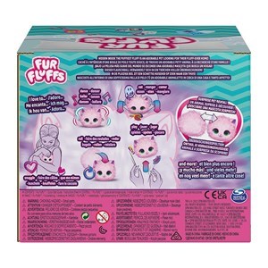 اسباب بازی عروسک رباتیک پیشی توپی پشمالو مدل Spin Master - FurFluffs - Interactive Kitty_عروسک رباتیک