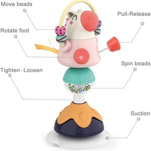 اسباب بازی نوزادی جغجغه صندلی غذا هولی تویز مدل Hola Toys Rattle 3150A _اسباب بازی نوزادی