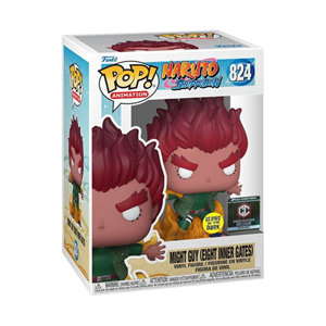 اسباب بازی اکشن فیگور اسپشیال 9 سانتی فانکو پاپ مایت گای هشت دروازه داخلی مدل Funko POP - Animation - Naruto Shippuden the Movie Shonen Jump - Might Guy (Eight Inner Gates) - Exclusive _اسباب بازی اکشن فیگور