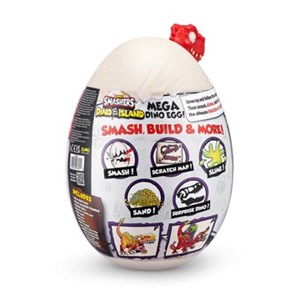 اسباب بازی تخم داینو اسمشرز قرمز Smashers سری Dino Island مدل Mega Dino Egg Over 25 Surprises_عروسک سورپرایزی