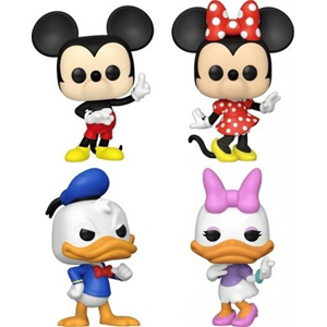 اسباب بازی اکشن فیگور اسپشیال چهار تایی 9 سانتی فانکو پاپ میکی و دوستانش مدل Funko POP - Disney - Mickey - Minnie - Donald - Daisy - Exclusive_ اسباب بازی اکشن فیگور