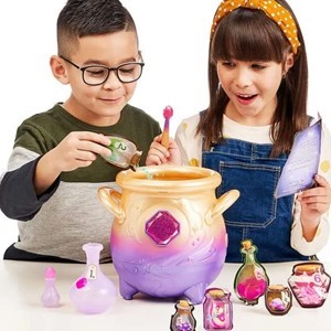 اسباب بازی ربات مجیک میکسیز دیگ جادویی با عروسک سورپرایزی صورتی Magic Mixies _عروسک رباتیک