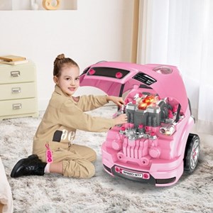اسباب بازی ماشین ریموت دار موتور مستر Motor Master مدل کاپوت پورشه صورتی Kids Engine Toy_اسباب بازی ماشین