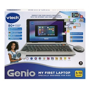 اسباب بازی لپ تاپ هوشمند و موس کودک مدل Vtech - Genio - My First Laptop_اسباب بازی علمی