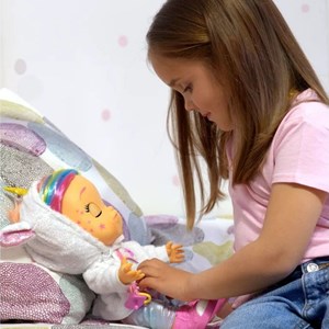 عروسک رباتیک 30 سانتی اولین احساسات نوزاد مدل Cry Babies - First Emotions - Dreamy Interactive Baby Doll_عروسک رباتیک