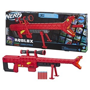 اسباب بازی تفنگ نرف Nerf مدل Hasbro - Nerf - Roblox Zombie Attack Viper Strike Blaster_اسباب بازی تفنگ