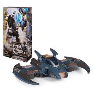 اسباب بازی ست جنگی 4 در 1 نگهبان 76 سانتی شهر گاتهام بتمن مدل DC Comics - Batman Gotham City Guardian Playset - 4 in 1 Transformation_اسباب بازی ربات