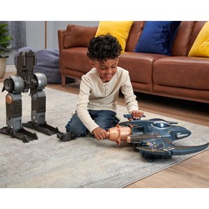 اسباب بازی ست جنگی 4 در 1 نگهبان 76 سانتی شهر گاتهام بتمن مدل DC Comics - Batman Gotham City Guardian Playset - 4 in 1 Transformation_اسباب بازی ربات