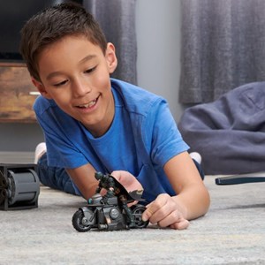 اسباب بازی ست جنگی 4 در 1 نگهبان 76 سانتی شهر گاتهام بتمن مدل DC Comics - Batman Gotham City Guardian Playset - 4 in 1 Transformation_اسباب بازی ربات