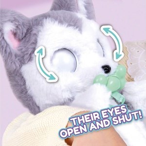 عروسک رباتیک فلوی هاپو خوابالو هاسکی مدل IMC Toys - Baby Paws - Sleeping Puppies_عروسک رباتیک