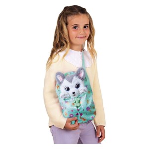 عروسک رباتیک فلوی هاپو خوابالو هاسکی مدل IMC Toys - Baby Paws - Sleeping Puppies_عروسک رباتیک