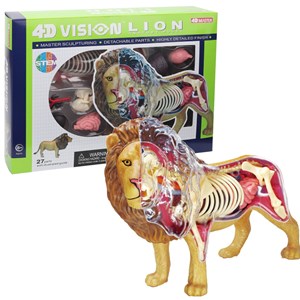 پک ساخت آناتومی بدن شیر مدل 4D Master - Lion Anatomy Model_اسباب بازی علمی