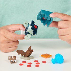 اسباب بازی اکشن فیگورهای سورپرایزی Minecraft سری Caves and Cliffs مدل Moose - Treasure X - Minecraft Caves and Cliffs - Cave Adventure _اسباب بازی اکشن فیگور