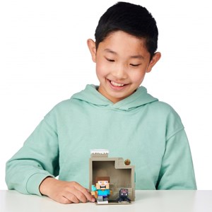 اسباب بازی اکشن فیگورهای سورپرایزی Minecraft سری Caves and Cliffs مدل Moose - Treasure X - Minecraft Caves and Cliffs - Cave Adventure _اسباب بازی اکشن فیگور