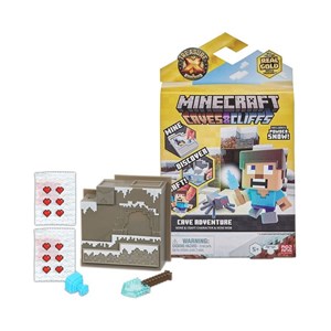 اسباب بازی اکشن فیگورهای سورپرایزی Minecraft سری Caves and Cliffs مدل Moose - Treasure X - Minecraft Caves and Cliffs - Cave Adventure _اسباب بازی اکشن فیگور