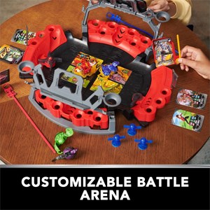 اسباب بازی فکری زمین مبارزه باکوگان Bakugan سری Special Attack به همراه Dragonoid مدل Spin Master - Bakugan - Battle Arena with Exclusive Special Attack Dragonoid - Customizable - Spinning Action Figure and Playset_اسباب بازی فکری