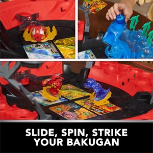 اسباب بازی فکری زمین مبارزه باکوگان Bakugan سری Special Attack به همراه Dragonoid مدل Spin Master - Bakugan - Battle Arena with Exclusive Special Attack Dragonoid - Customizable - Spinning Action Figure and Playset_اسباب بازی فکری
