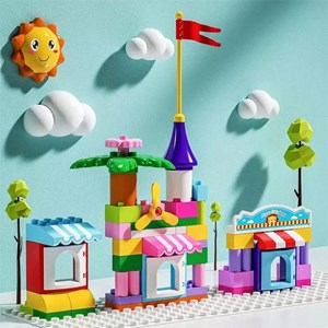 اسباب بازی لگو دوپلو سرسره ماشین 188 قطعه مدل LXA924 _اسباب بازی لگو