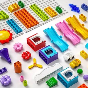 اسباب بازی لگو دوپلو سرسره ماشین 188 قطعه مدل LXA924 _اسباب بازی لگو