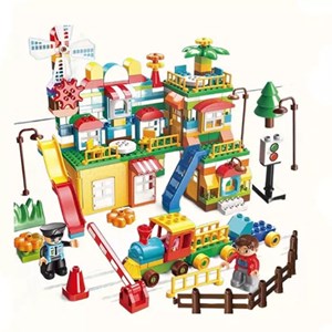 اسباب بازی لگو دوپلو آسیاب بادی 272 قطعه مدل LXA920_اسباب بازی لگو