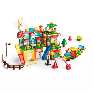 اسباب بازی لگو دوپلو آسیاب بادی 272 قطعه مدل LXA920_اسباب بازی لگو