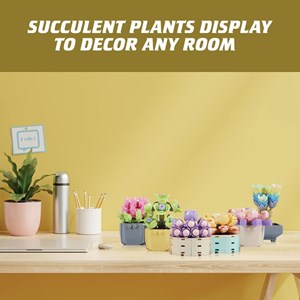 اسباب بازی لگو کریتور پک 6 تایی گل های ساکولنت 478 قطعه _اسباب بازی لگو