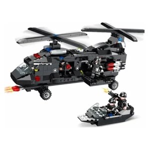 اسباب بازی لگو تکنیک هلیکوپتر نظامی 766 قطعه 6 در 1 مدل SWAT 6749 _اسباب بازی لگو