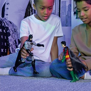 اسباب بازی اکشن فیگور 30 سانتی بتمن با شنل مشکی مدل Batman 12 Inch Action Figure _اسباب بازی اکشن فیگور