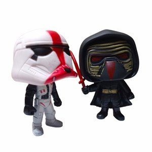 اسباب بازی اکشن فیگور بیبی یودا طرح فانکو پاپ مجموعه 6 عددی _اسباب بازی اکشن فیگور