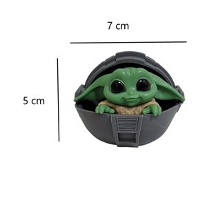 اسباب بازی اکشن فیگور مدل بیبی یودا بسته 6 عددی _اسباب بازی اکشن فیگور