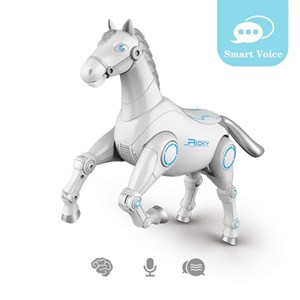 اسباب بازی ربات اسب سفید کنترلی Smart horse model control robot _اسباب بازی ربات