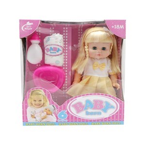 عروسک دخترانه جدید بیبی بورن شش کاره BABY BORN_ اسباب بازی عروسک دخترانه