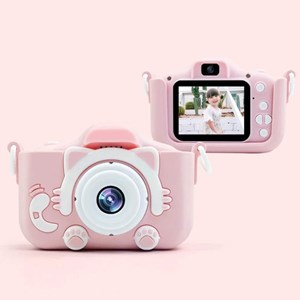 دوربین عکاسی و فیلمبرداری دیجیتال کودک ۱2 مگاپیکسل صورتی مدل AX6065 Kids Camera Digital_اسباب بازی اکسسوری