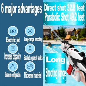 اسباب بازی تفنگ آب پاش بزرگ شارژی مدل اختاپوس Automatic Water Gun Octopus_اسباب بازی تفنگ