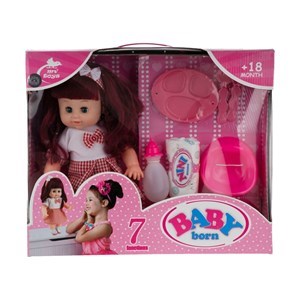 عروسک دخترانه جدید بیبی بورن هفت کاره BABY BORN_ اسباب بازی عروسک دخترانه