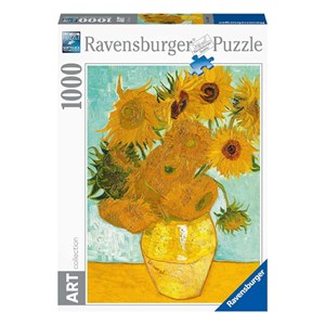 پازل 1000 قطعه راونزبرگر Ravensburger طرح گل آفتابگردان ون گوگ _اسباب بازی لگو