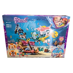 اسباب بازی لگو فرندز زیر دریایی 380 قطعه مدل Lego Bela 11371 _اسباب بازی لگو