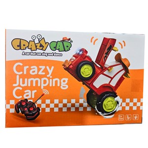 اسباب بازی ماشین کنترلی تراکتور دیوانه شارژی چراغدار _اسباب بازی ماشین کنترلی