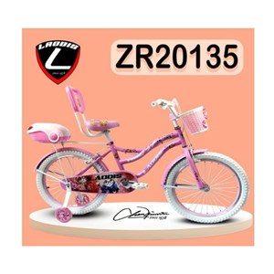دوچرخه دخترانه لاودیس سایز 20 صورتی مدل ZR20135 laodis_اسباب بازی دوچرخه