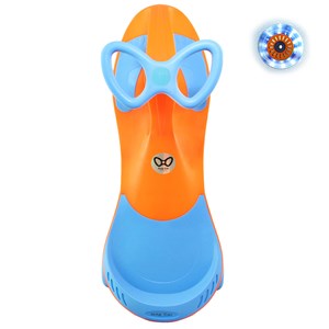 سه چرخه لوپ کار چرخ ژله ای چراغدار نارنجی آبی LOOPCAR_اسباب بازی دوچرخه