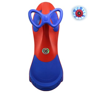 سه چرخه لوپ کار چرخ ژله ای چراغدار قرمز آبی LOOPCAR _اسباب بازی دوچرخه