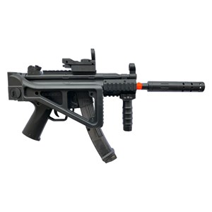 اسباب بازی تفنگ شارژی بزرگ تیر ژله ای و تیر فومی مدل MP5K Black Gel Blaster_اسباب بازی تفنگ