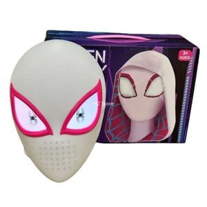 ماسک صورت گوئن عنکبوتی با چشمان چراغ دار Spider Gwen Light-Up Mask_اسباب بازی اکسسوری