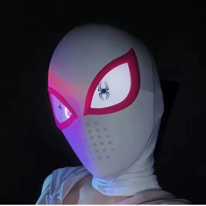 ماسک صورت گوئن عنکبوتی با چشمان چراغ دار Spider Gwen Light-Up Mask_اسباب بازی اکسسوری