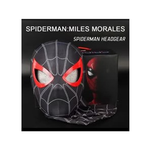 ماسک صورت مرد عنکبوتی فک دار مشکی Spider-Man Headgear _اسباب بازی اکشن فیگور