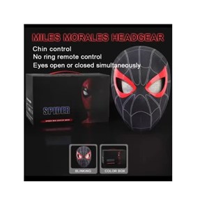 ماسک صورت مرد عنکبوتی فک دار مشکی Spider-Man Headgear _اسباب بازی اکشن فیگور