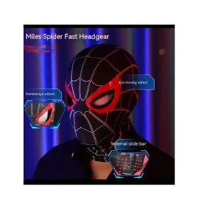 ماسک صورت مرد عنکبوتی فک دار مشکی Spider-Man Headgear _اسباب بازی اکشن فیگور