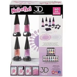 اسباب بازی ست طراحی ناخن Nail Art سری FUZZY FRESH‏_اسباب بازی اکسسوری