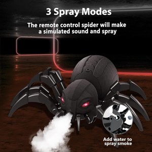 اسباب بازی ربات کنترلی عنکبوت دودزا Realistic RC Spider Robot_اسباب بازی ربات