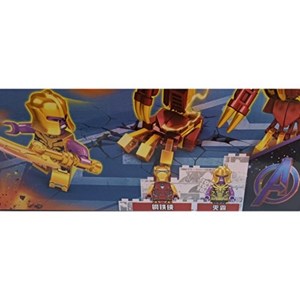 اسباب بازی لگو مارول آیرون من و تانوس 316 قطعه مدل MG818C Thanos and Iron Man lego marvel_اسباب بازی لگو